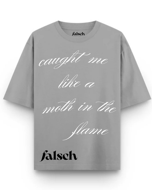 Grey Melange The Flame Tee