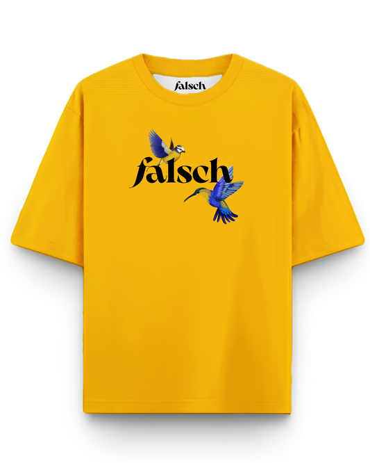 Mustard Yellow Twin Paradox Tee