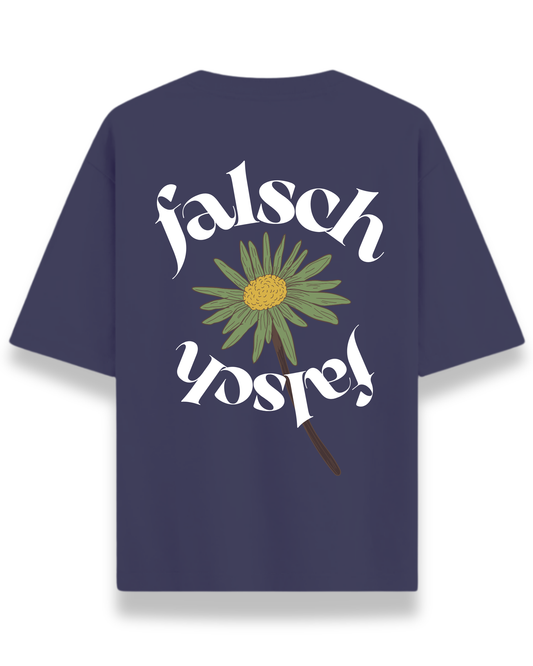 Onyx Navy Mirror Bloom Tee