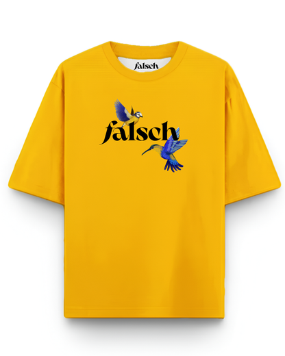 Mustard Yellow Twin Paradox Tee